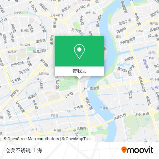 创美不锈钢地图