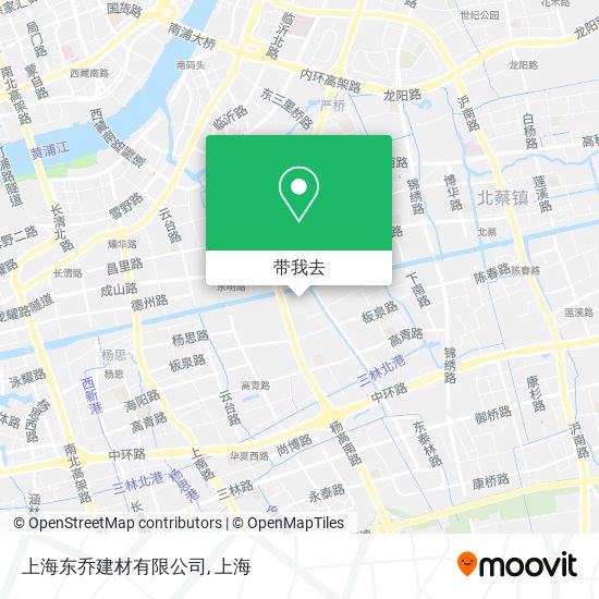 上海东乔建材有限公司地图