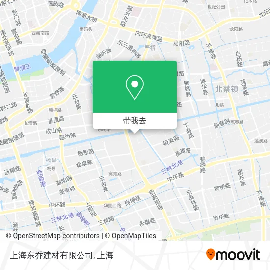 上海东乔建材有限公司地图