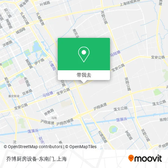 乔博厨房设备-东南门地图