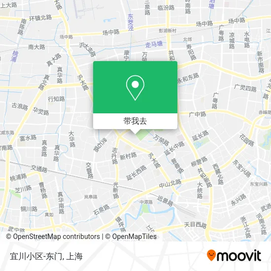 宜川小区-东门地图