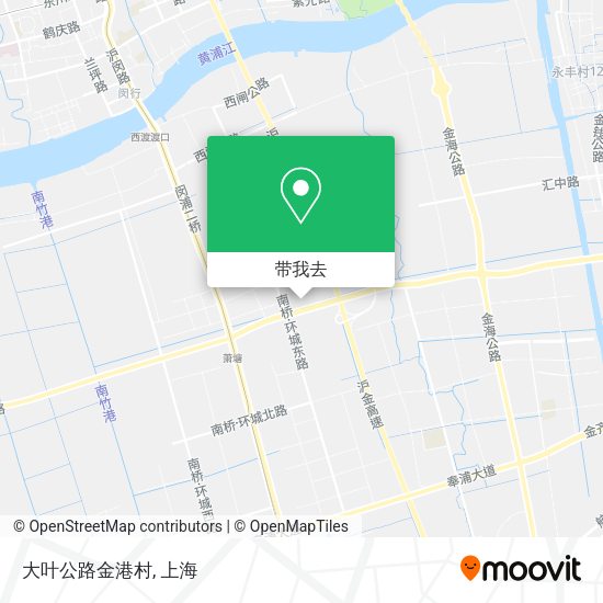 大叶公路金港村地图
