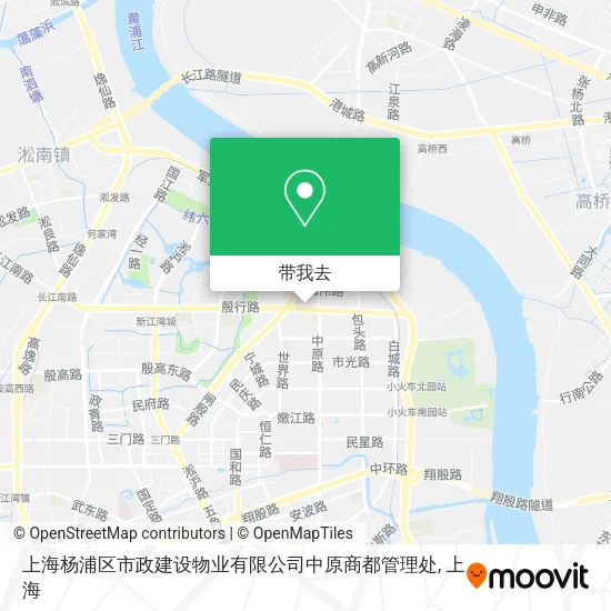 上海杨浦区市政建设物业有限公司中原商都管理处地图