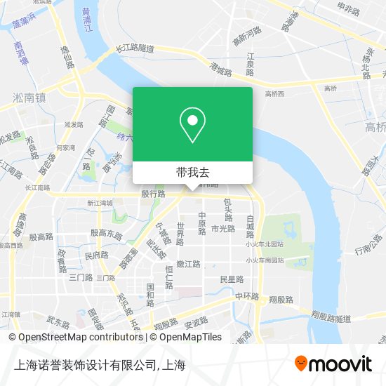 上海诺誉装饰设计有限公司地图
