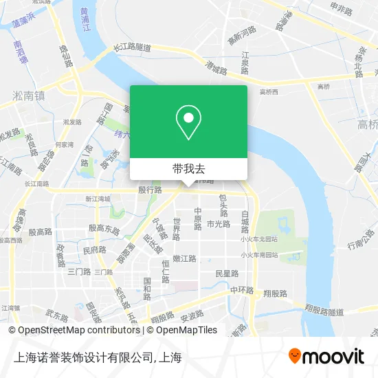 上海诺誉装饰设计有限公司地图