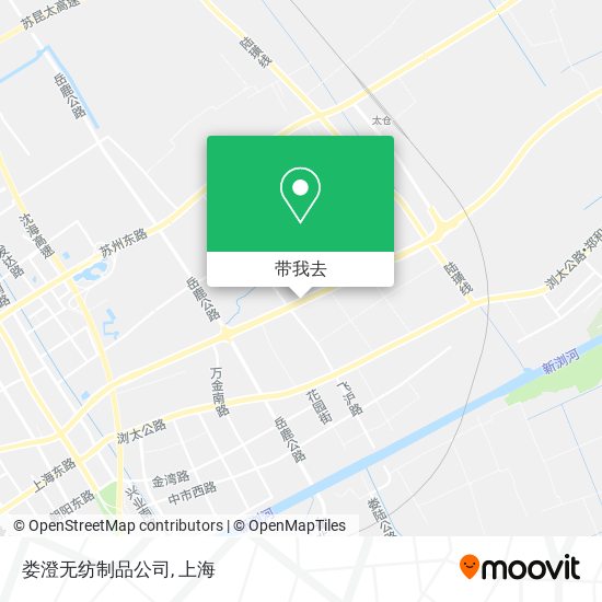 娄澄无纺制品公司地图