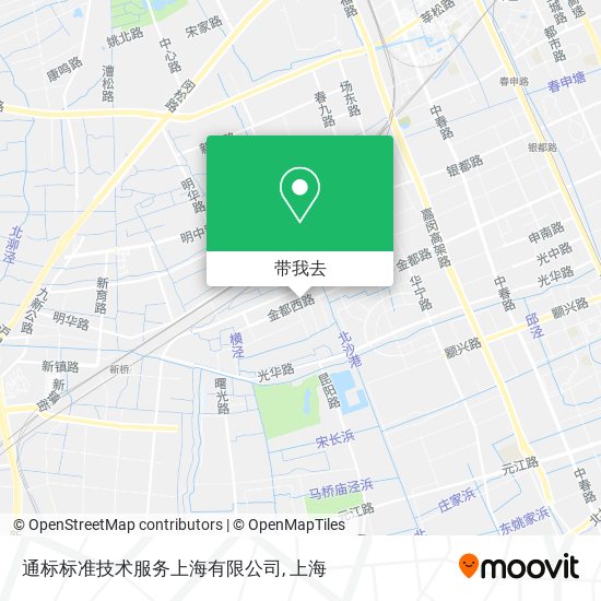 通标标准技术服务上海有限公司地图