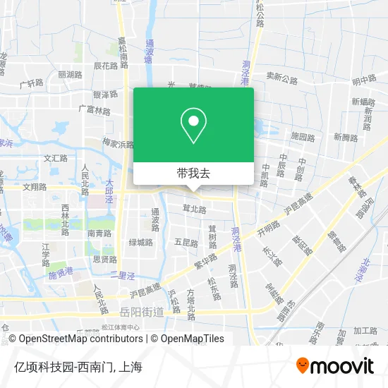 亿顷科技园-西南门地图