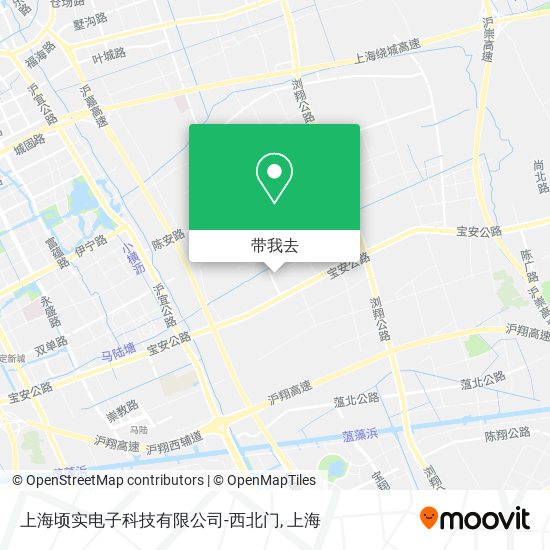 上海顷实电子科技有限公司-西北门地图