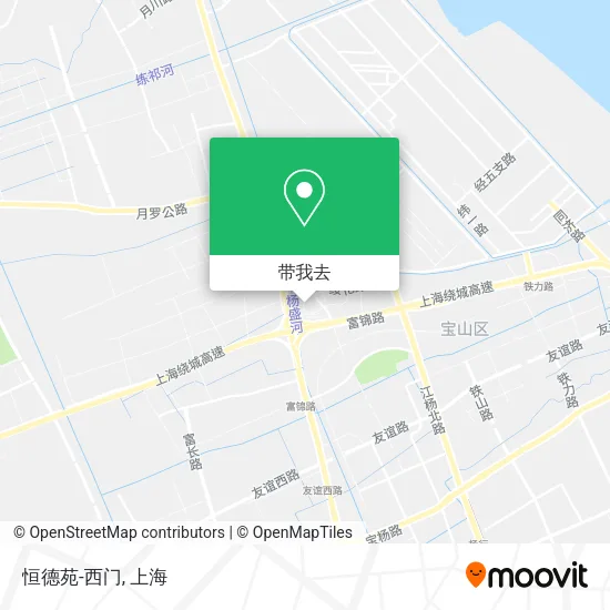 恒德苑-西门地图