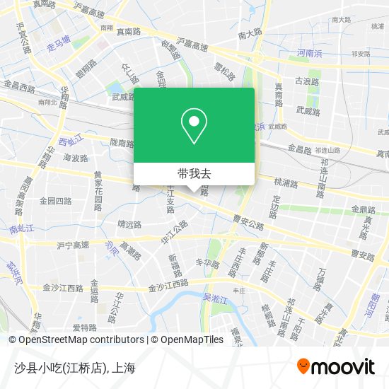 沙县小吃(江桥店)地图