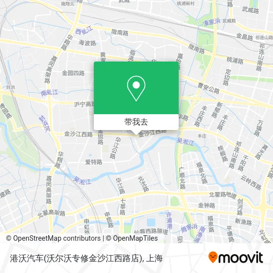 港沃汽车(沃尔沃专修金沙江西路店)地图