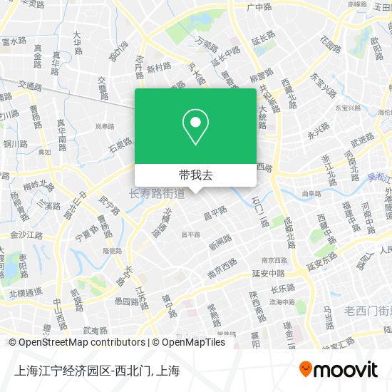 上海江宁经济园区-西北门地图