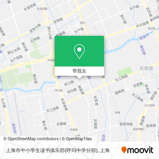 上海市中小学生读书俱乐部(呼玛中学分部)地图