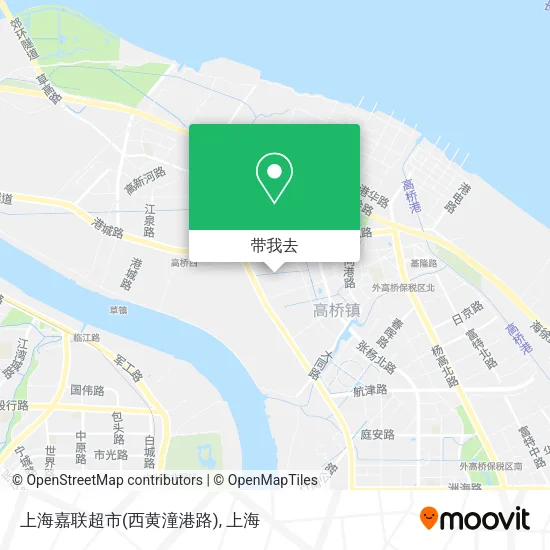上海嘉联超市(西黄潼港路)地图