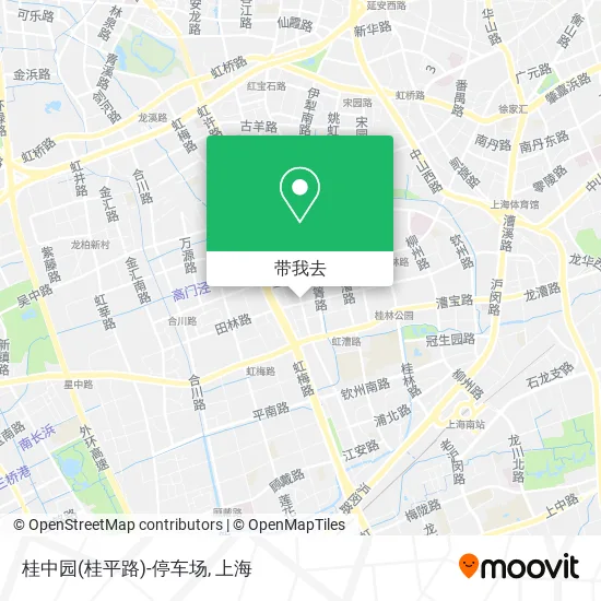 桂中园(桂平路)-停车场地图