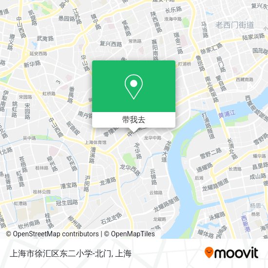 上海市徐汇区东二小学-北门地图