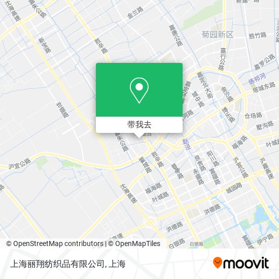 上海丽翔纺织品有限公司地图