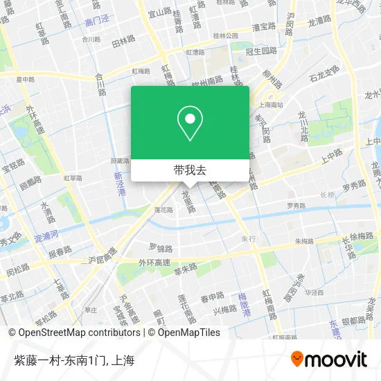 紫藤一村-东南1门地图