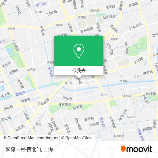 紫藤一村-西北门地图