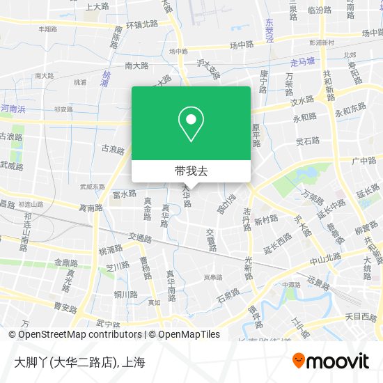 大脚丫(大华二路店)地图