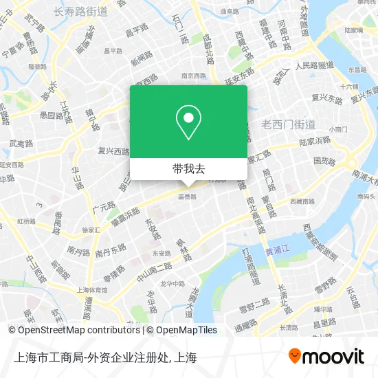 上海市工商局-外资企业注册处地图