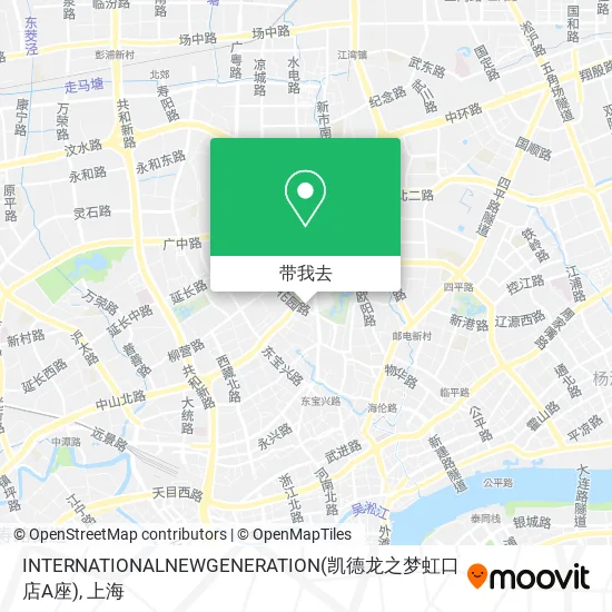 INTERNATIONALNEWGENERATION(凯德龙之梦虹口店A座)地图