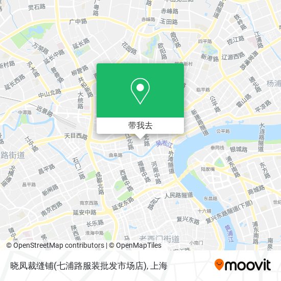 晓凤裁缝铺(七浦路服装批发市场店)地图