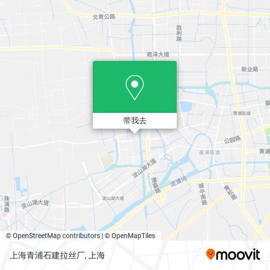 上海青浦石建拉丝厂地图