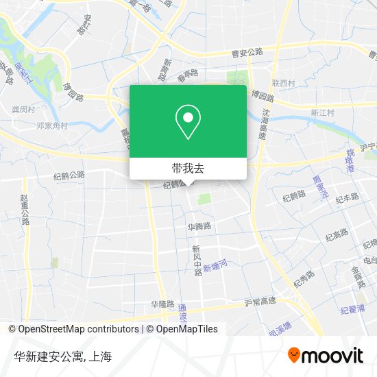 华新建安公寓地图