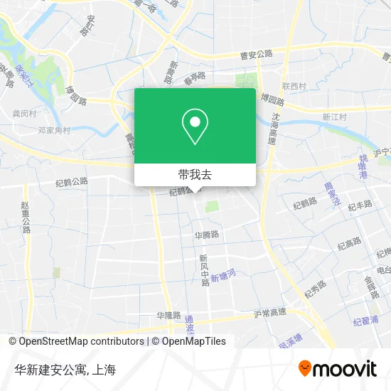 华新建安公寓地图