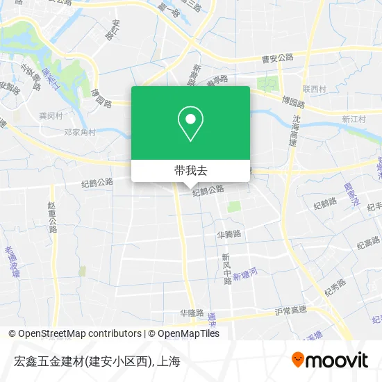 宏鑫五金建材(建安小区西)地图