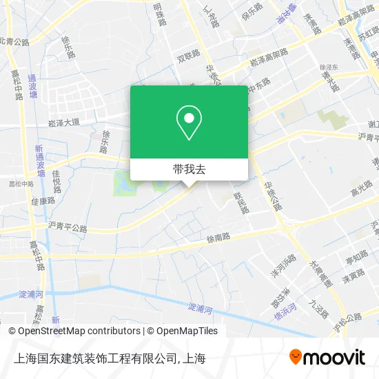 上海国东建筑装饰工程有限公司地图