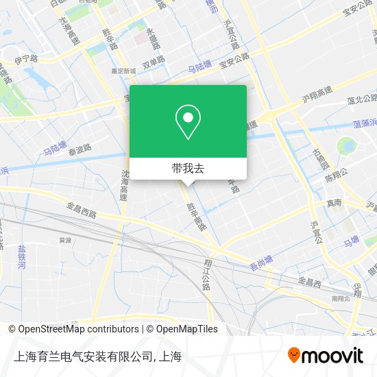 上海育兰电气安装有限公司地图