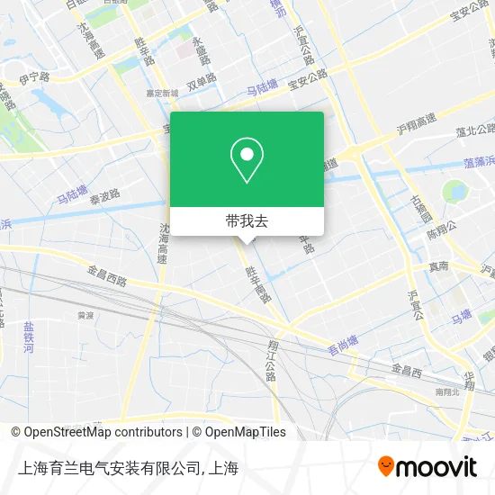 上海育兰电气安装有限公司地图