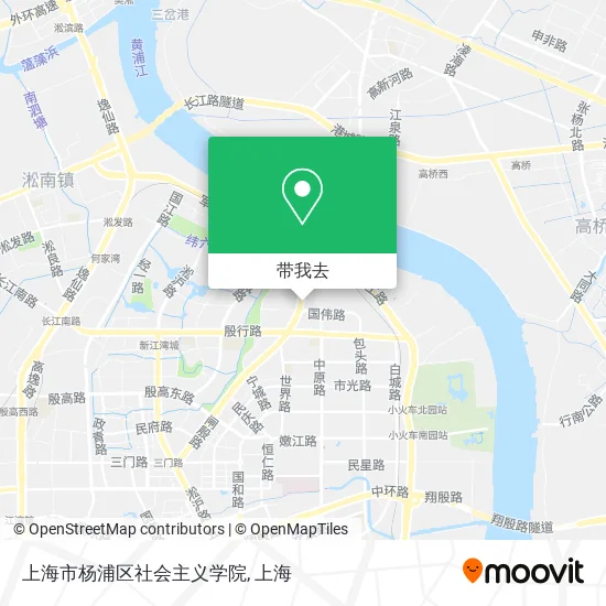 上海市杨浦区社会主义学院地图