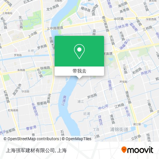 上海强军建材有限公司地图