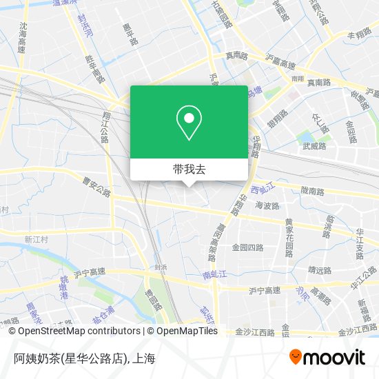 阿姨奶茶(星华公路店)地图