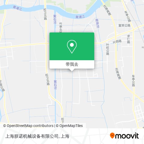 上海朕诺机械设备有限公司地图