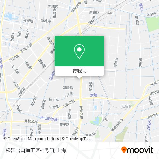 松江出口加工区-1号门地图