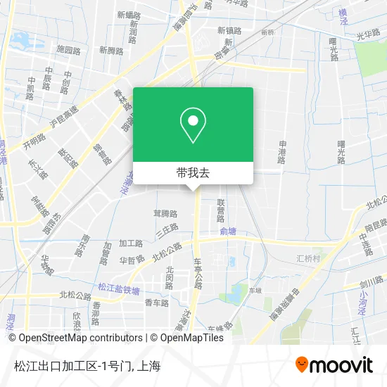 松江出口加工区-1号门地图