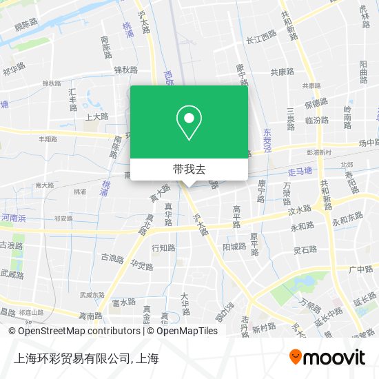 上海环彩贸易有限公司地图