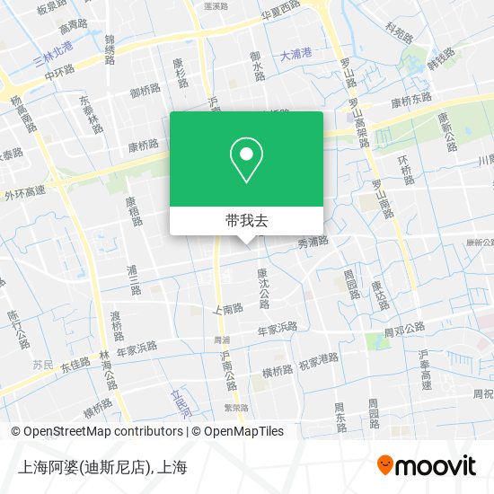 上海阿婆(迪斯尼店)地图