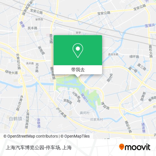 上海汽车博览公园-停车场地图