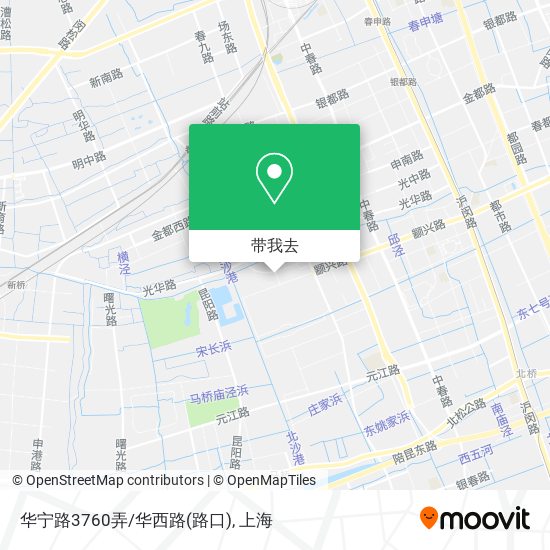 华宁路3760弄/华西路(路口)地图
