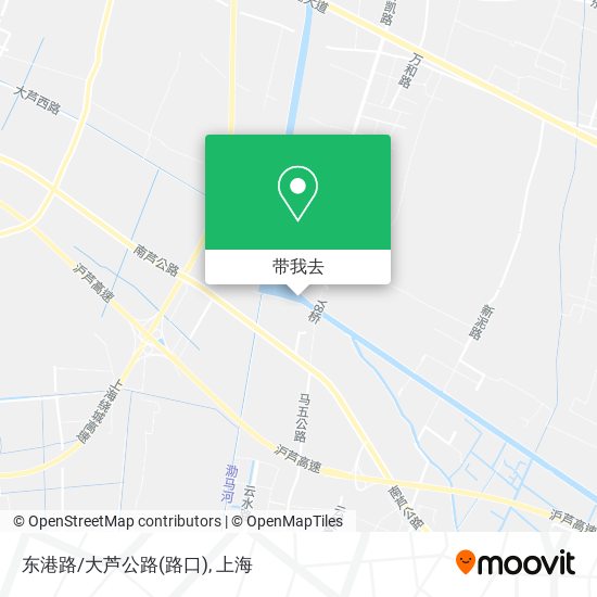 东港路/大芦公路(路口)地图