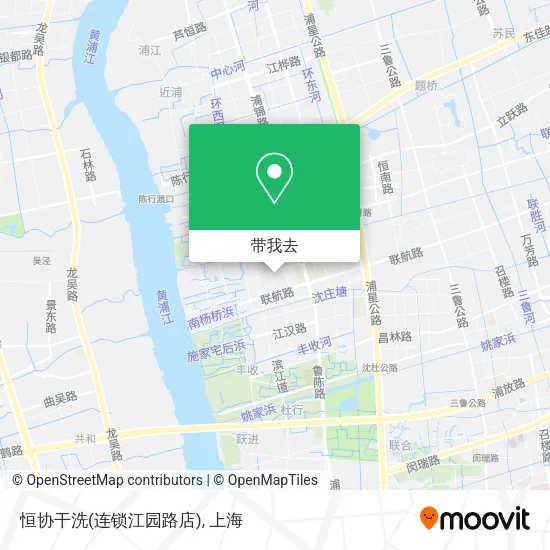 恒协干洗(连锁江园路店)地图