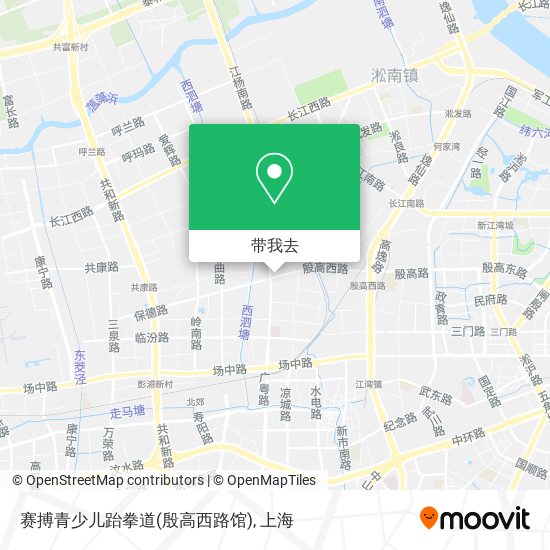 赛搏青少儿跆拳道(殷高西路馆)地图