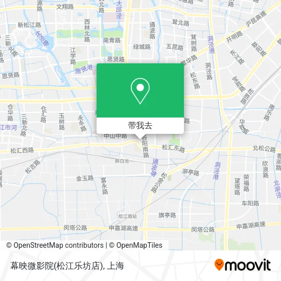 幕映微影院(松江乐坊店)地图