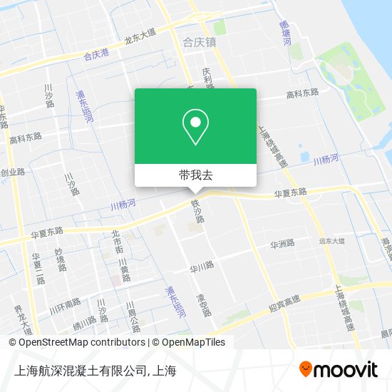 上海航深混凝土有限公司地图